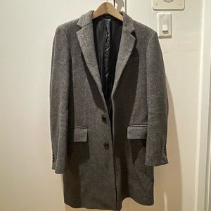 Club Monaco Italian Wool Herringbone Coat, size 38
